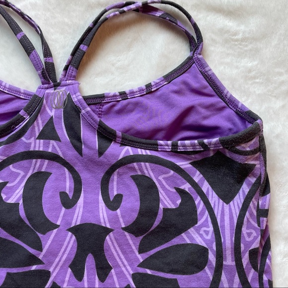 Balance Collection purple & black racer back athletic tank top size large - Picture 11 of 14